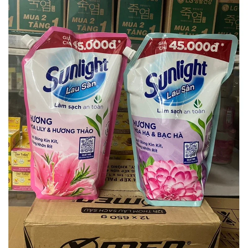 Nước lau sàn sunlight túi 2kg