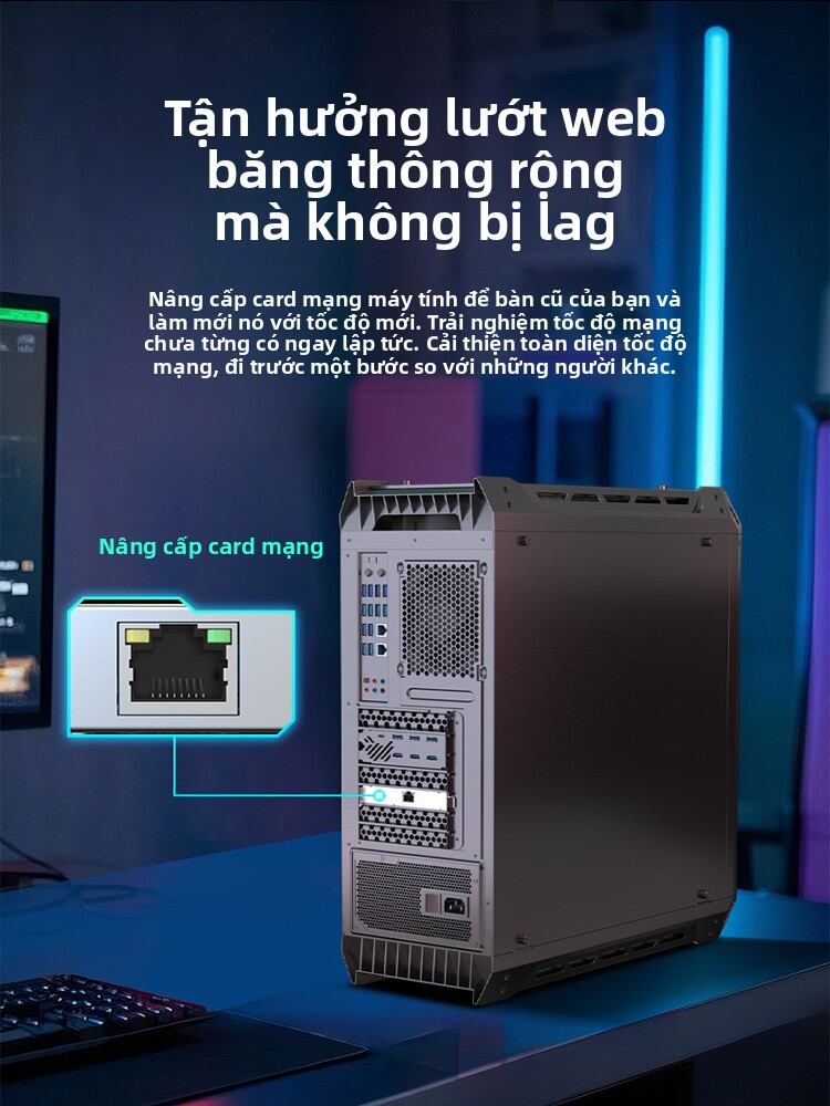 Comfast | High-Speed Gaming Ethernet Network Card 5.0G Giá 549,000 Đồng*Miễn phí vận chuyển