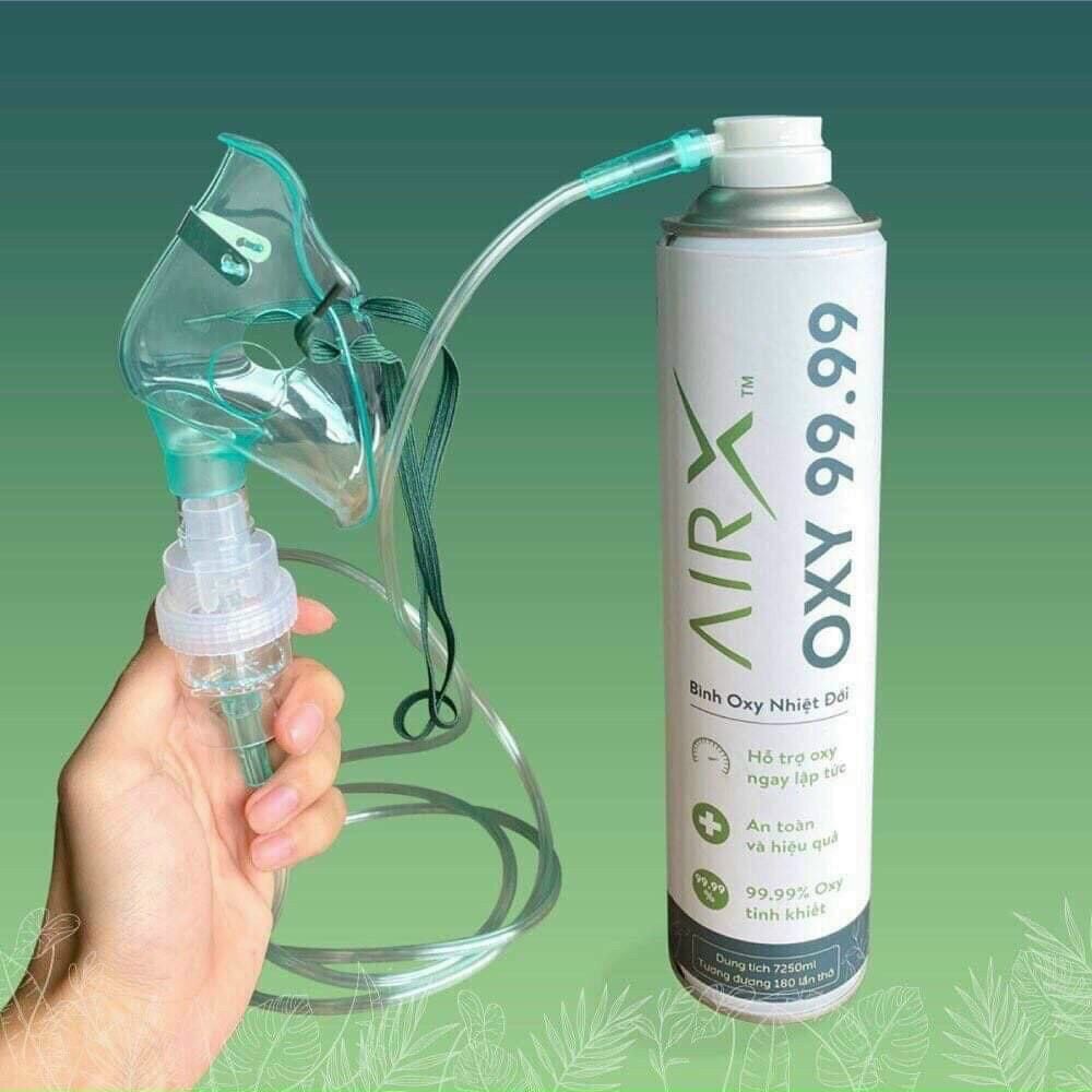 Bình oxy mini air x cầm tay