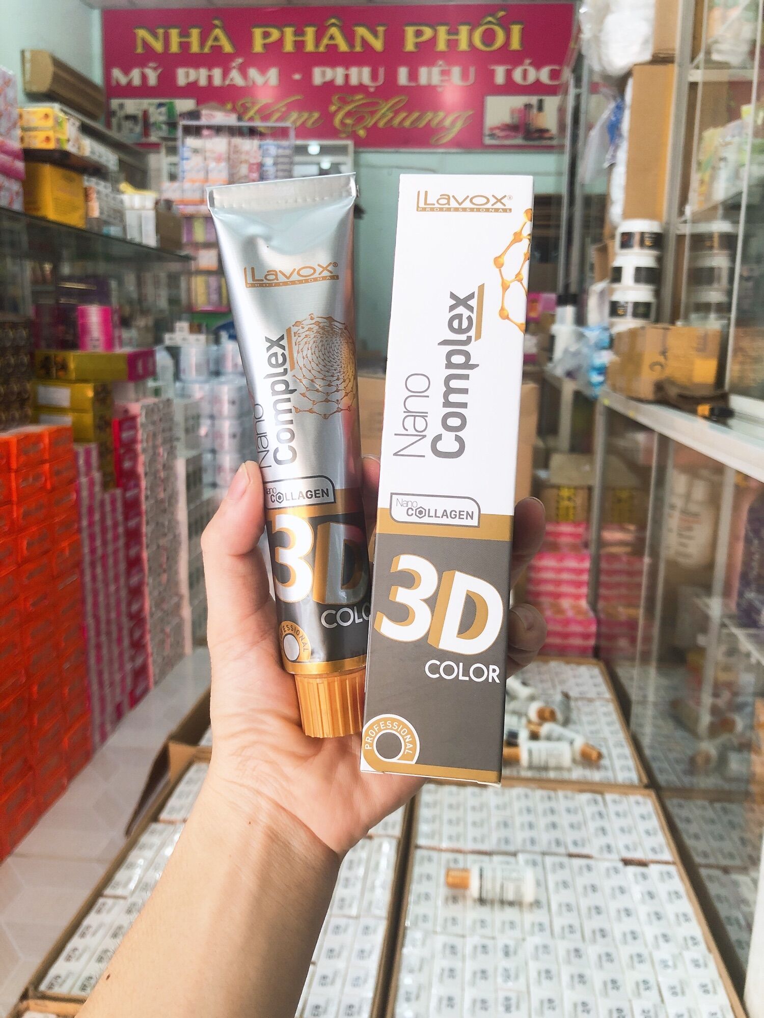 Thuốc nhuộm tóc siêu dưỡng Nano Complex Collagen