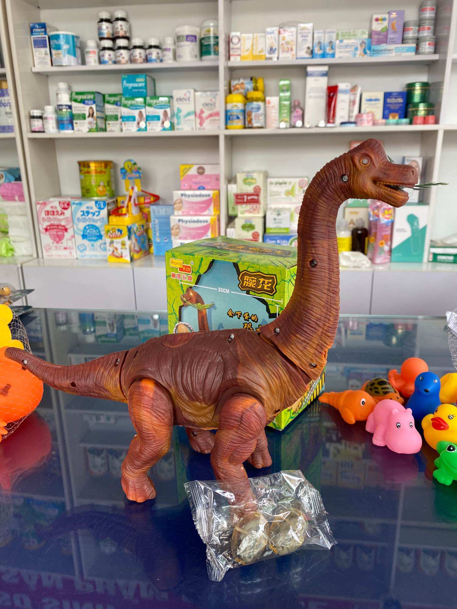 ĐỒ CHƠI KHỦNG LONG ĐẺ TRỨNG CHẠY PIN CHO BÉ 🦖🦖🦖