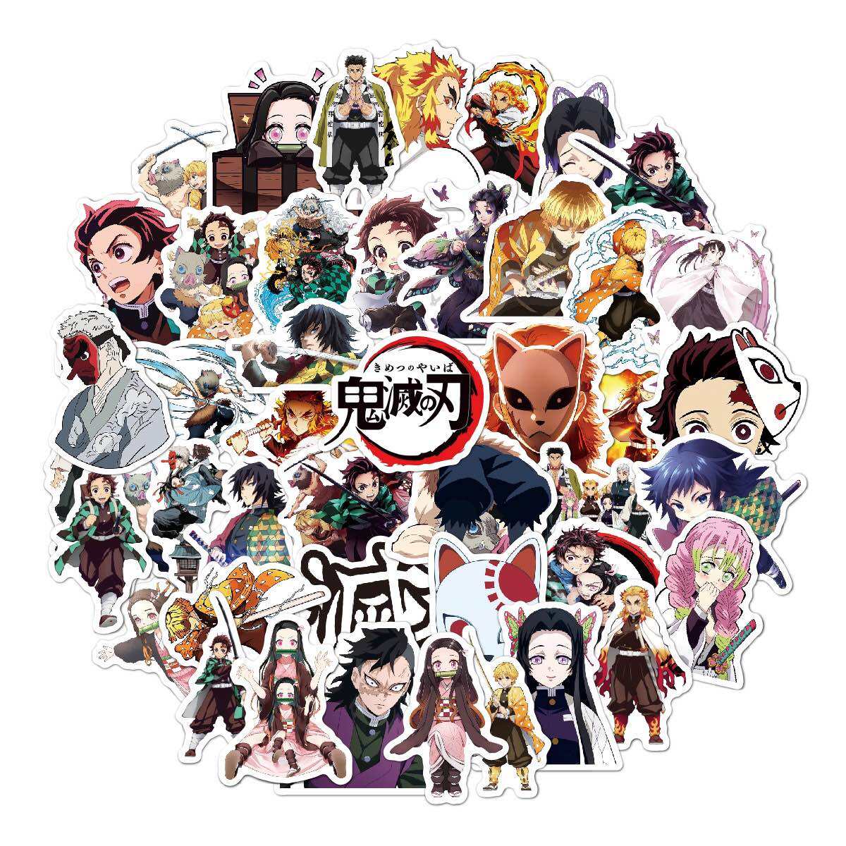 [Sticker Kimetsu] Set 50 Sticker Kimetsu no Yaiba/ Demon slayer /thanh gươm diệt quỷ