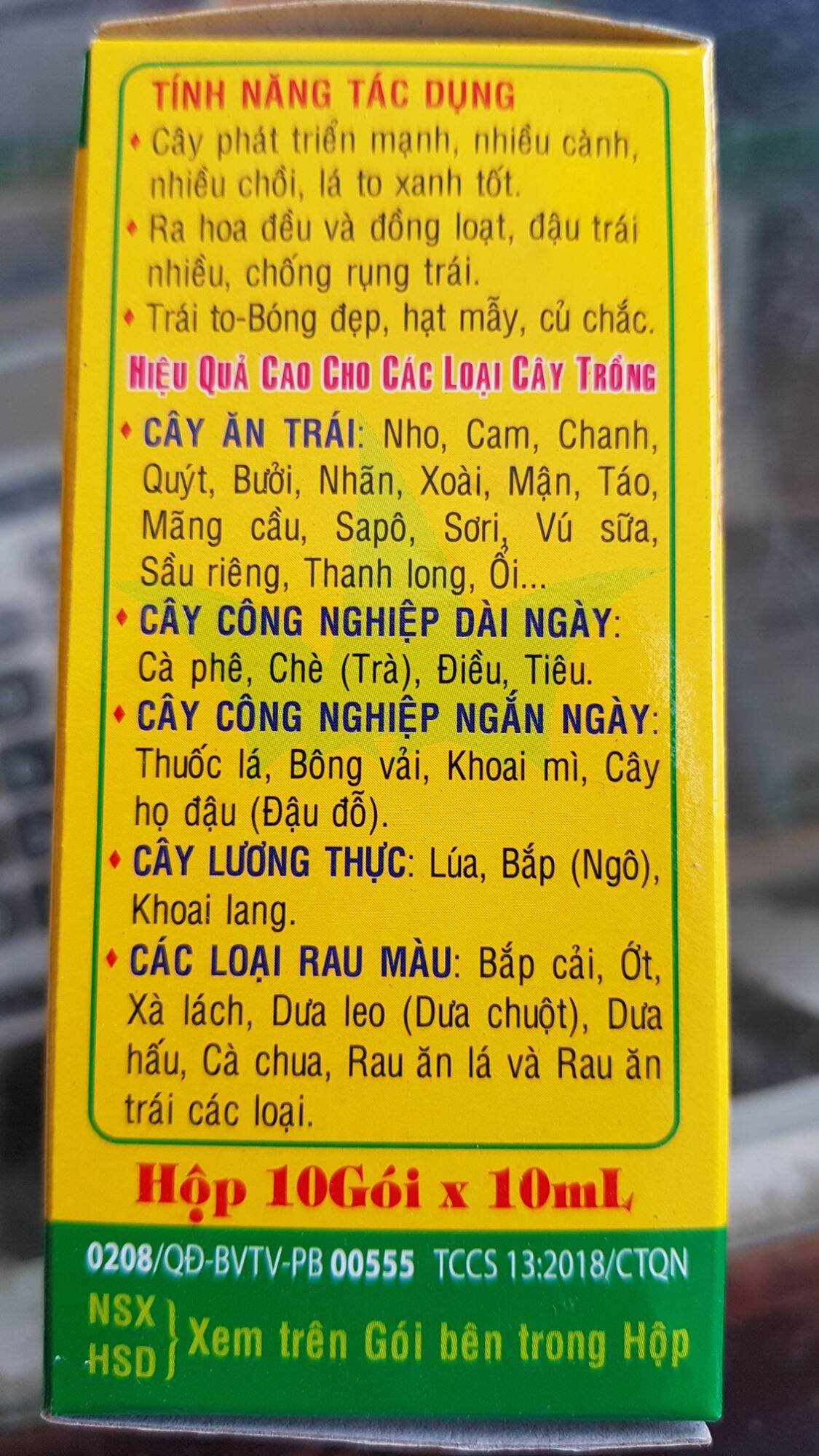 Combo 2 gói PHÂN BÓN SIÊU RA HOA, ĐẬU TRÁI