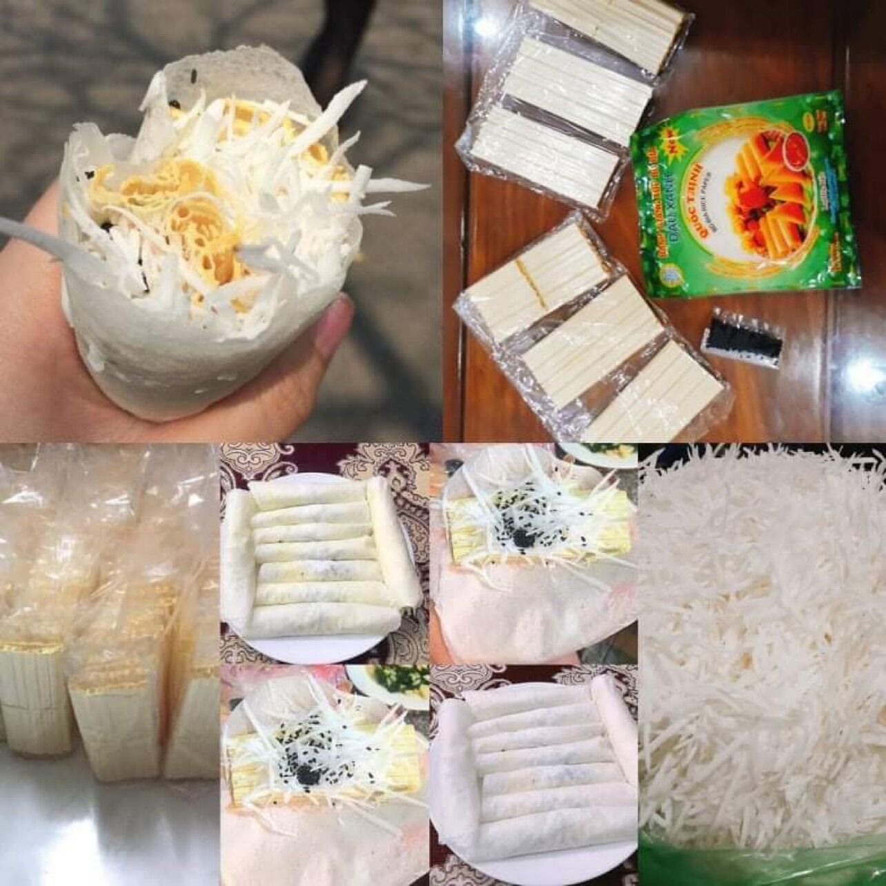 Combo bò bía không dừa