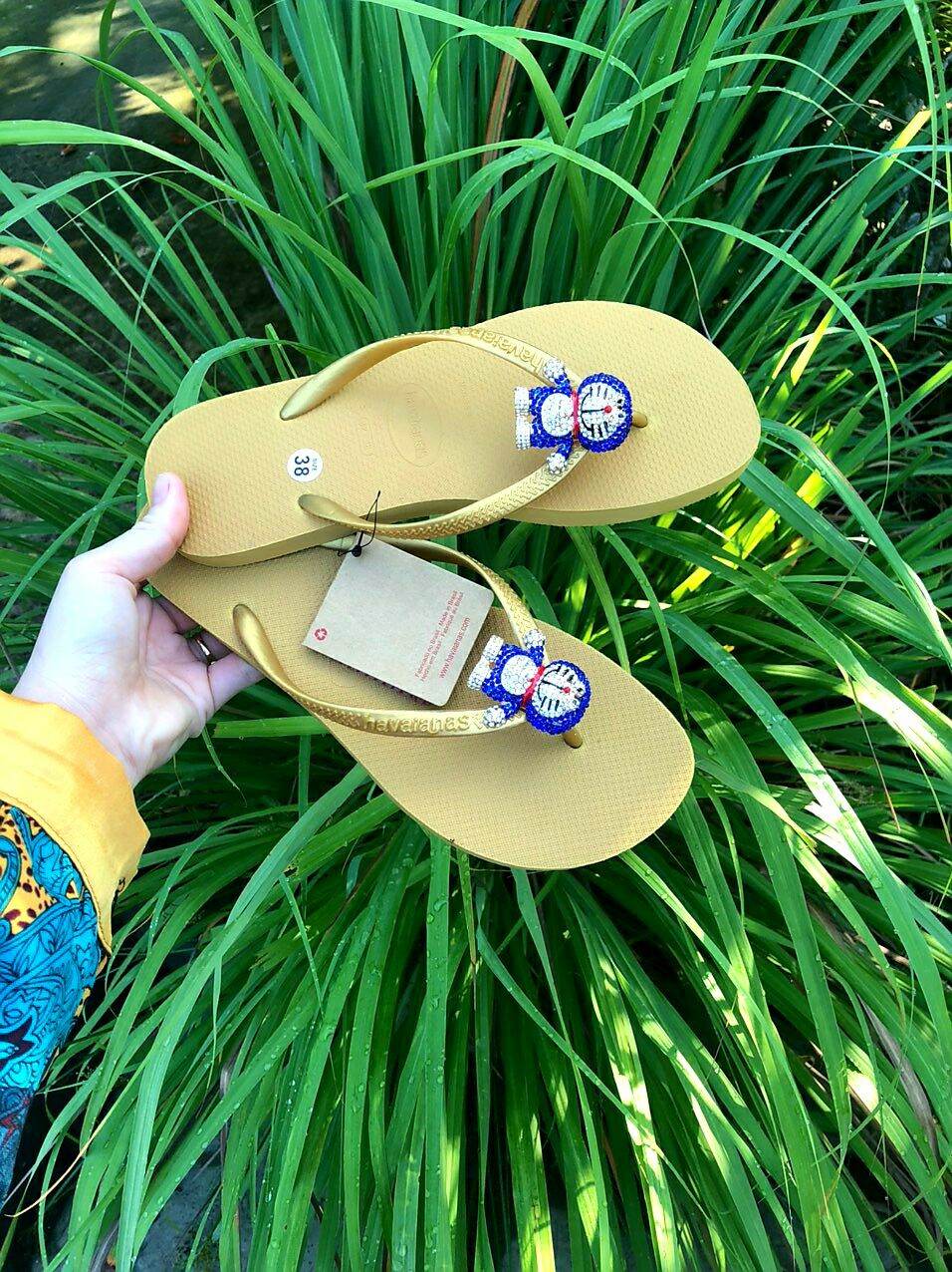 dép havaianas cao su mix charm đoremon