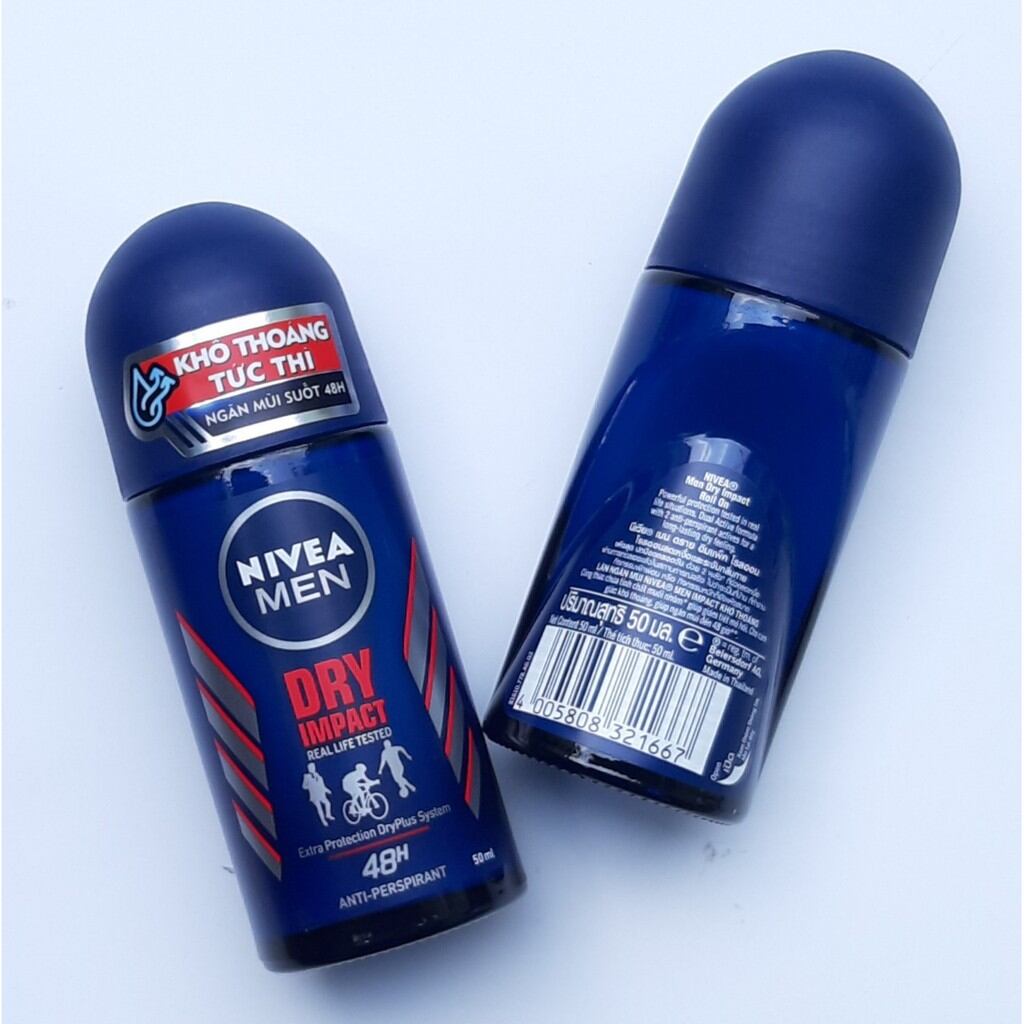 Lăn khử mùi nivea men loại 50ml _ khô thoáng 48h