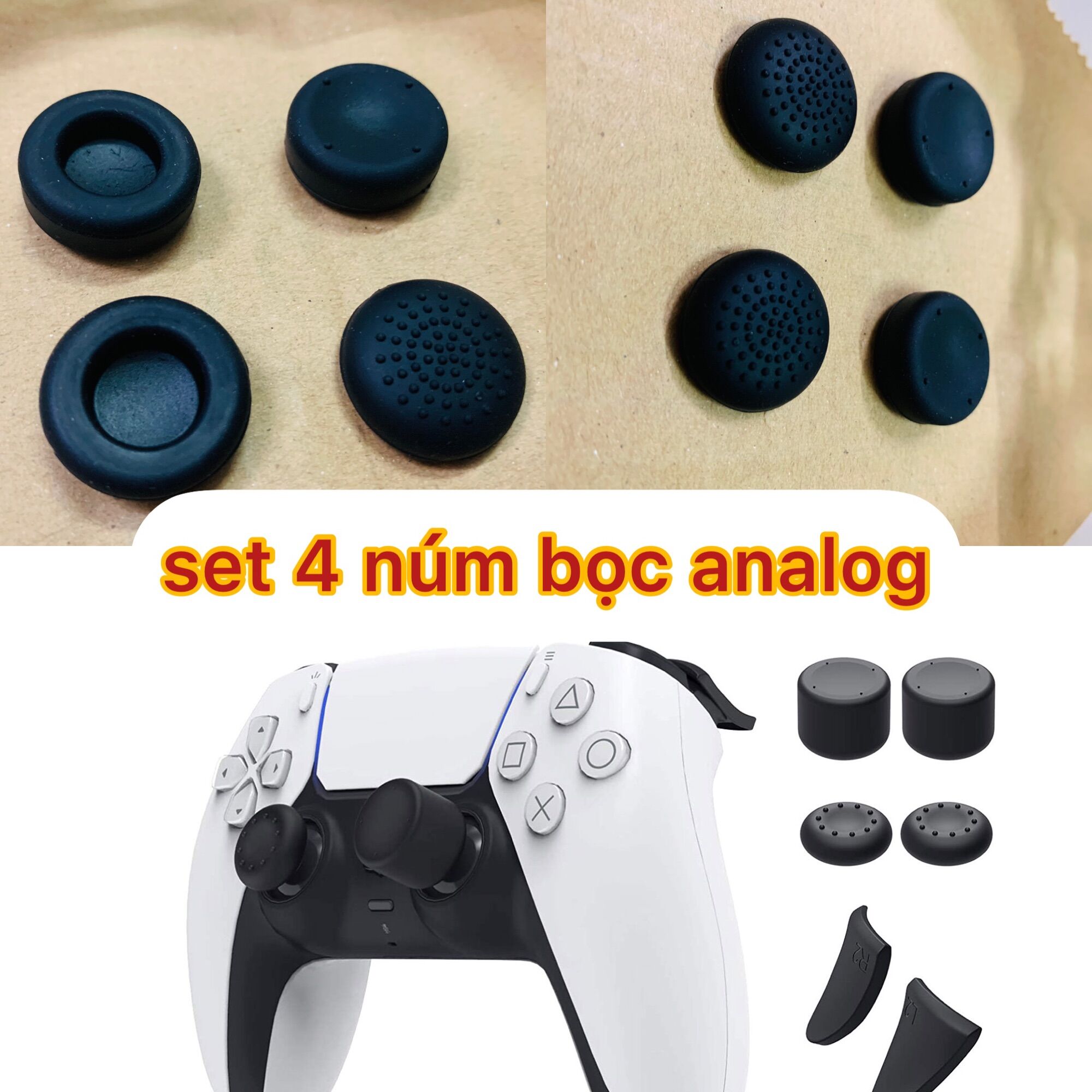 Núm bọc tay cầm xboxone/ ps4/ps5 bọc cần analog tay game ps xbox