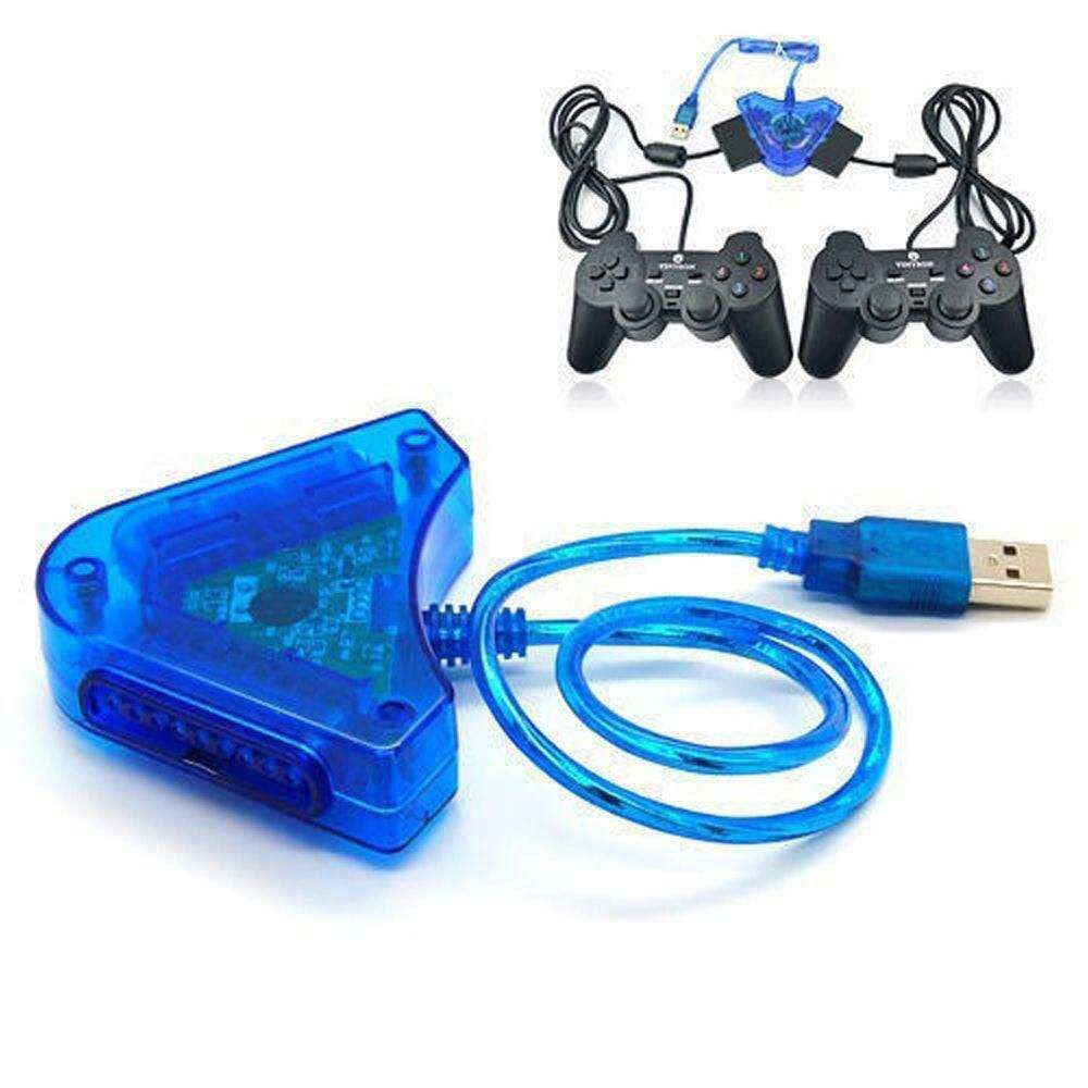 cổng chuyển tay ps2 sang pc đầu chuyển tay cầm Ps2 PS2 với máy tính pc laptop tay cầm ps2