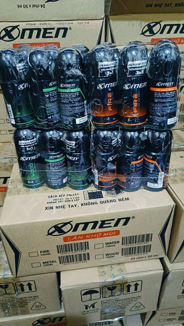 Lăn khử mùi Xmen Wood 50ml