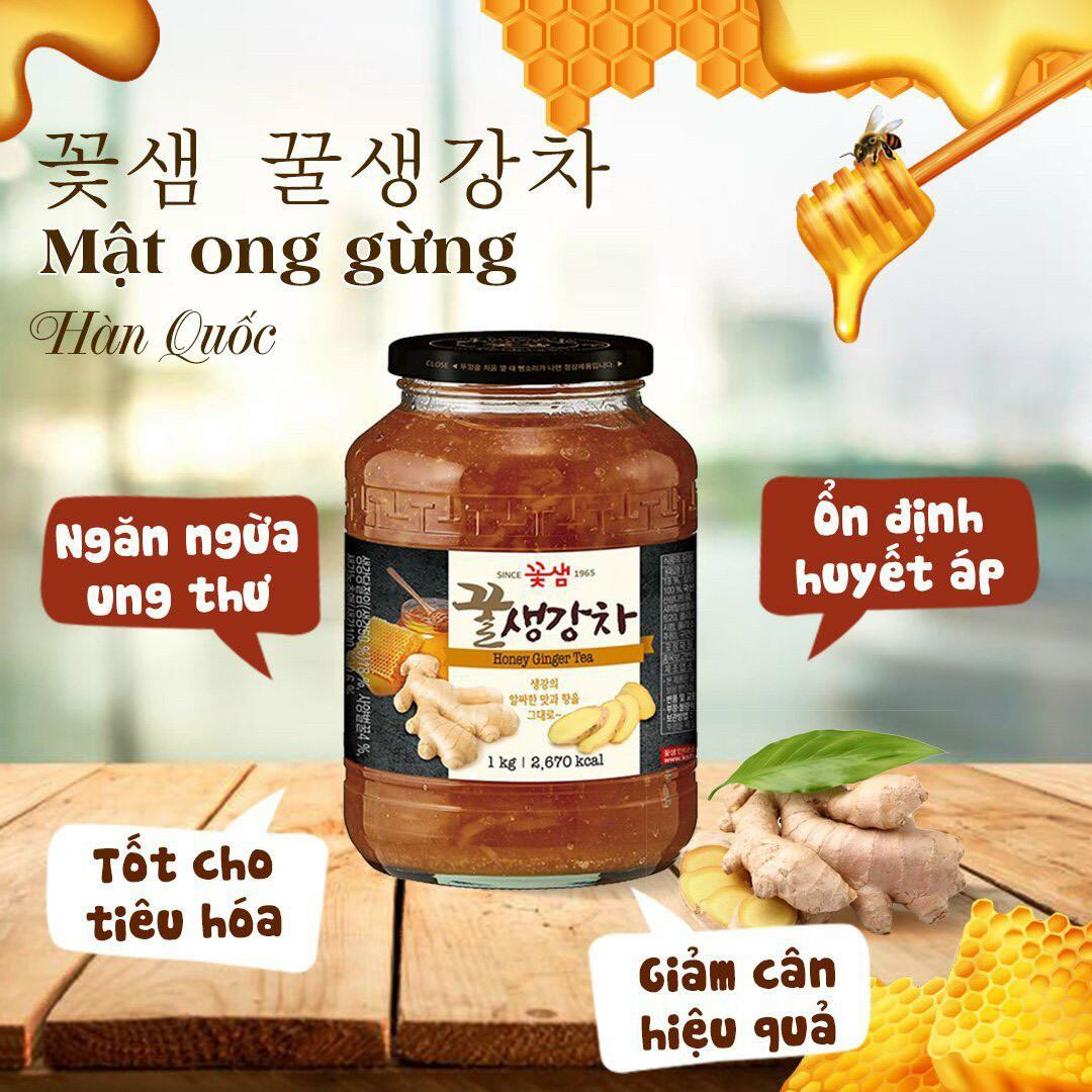 Gừng mật ong Hàn Quốc hủ 1kg