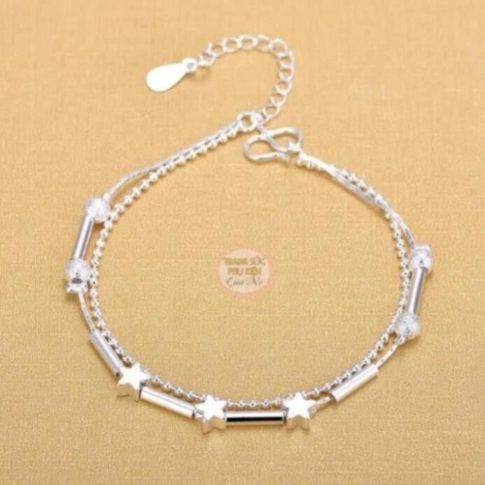 Lắc chân bạc nguyên chất