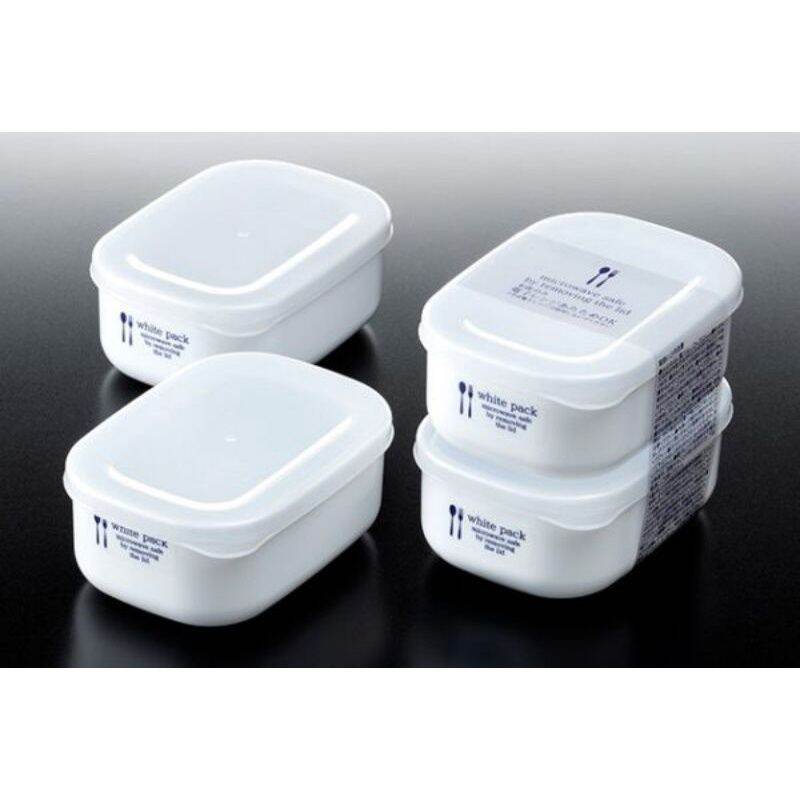 Set 2 hộp nhựa đựng thực phẩm White pack 280ml