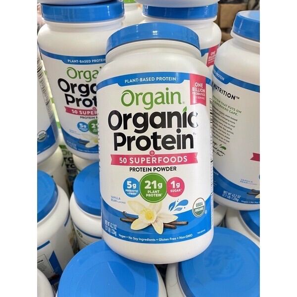 Bột protein orgain organic protein 1.22kg date 2023 - ảnh sản phẩm 8