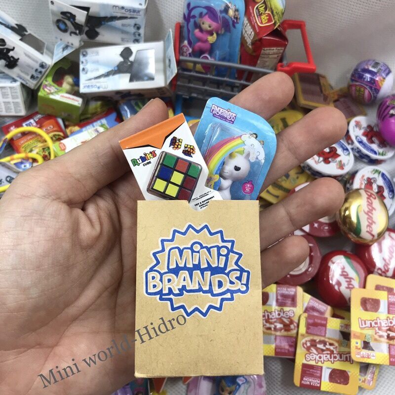 1 cái Đồ chơi toy mini brands trứng bất ngờ chính hãng series 2. Đồ chơi, thức ăn thực phẩm siêu thị thu nhỏ mini