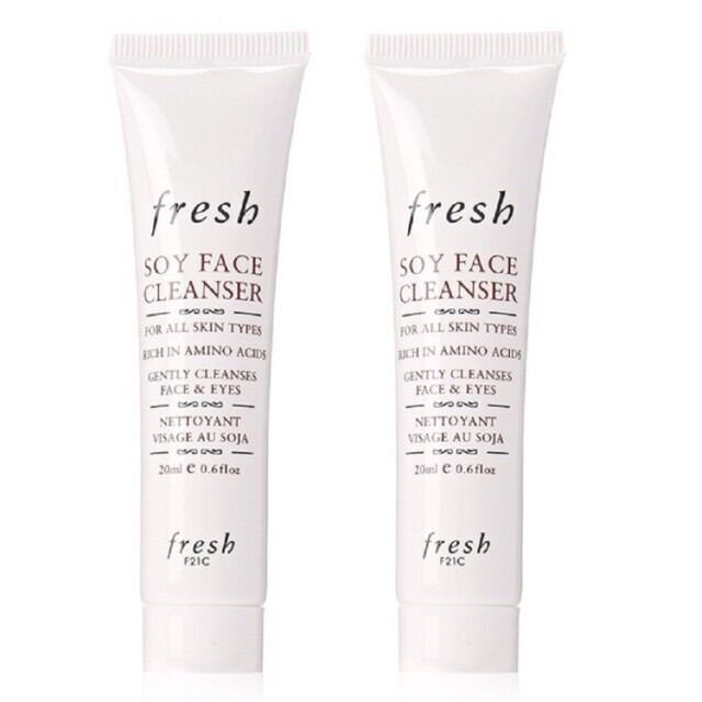 SRM mini 20ml dành cho mọi loại da Fresh Soy Face Cleanser