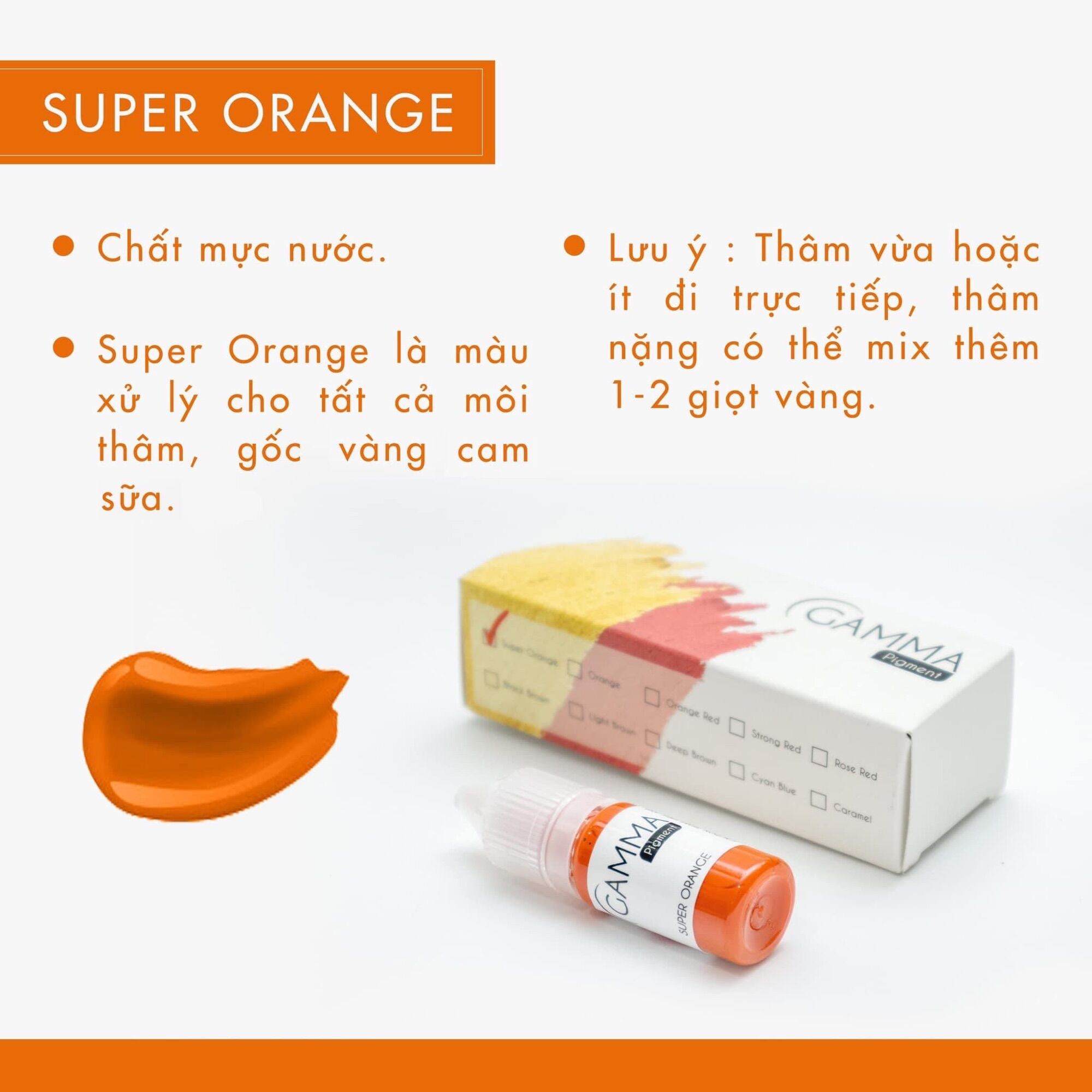 Mực phun môi Gamma
