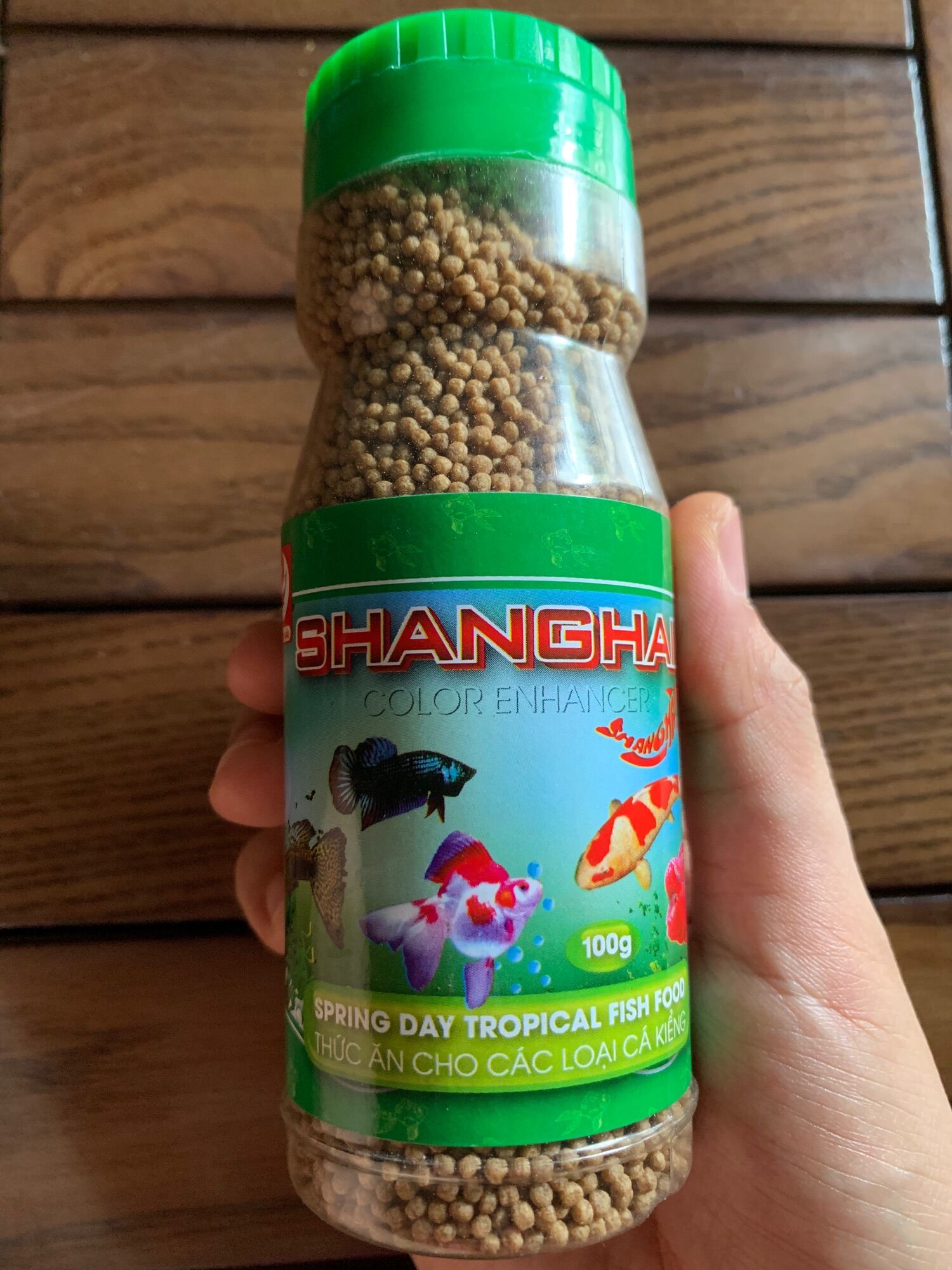 Thức ăn cho cá cảnh Shanghai lọ 100g