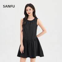 SANFU | Đầm A-Line Pháp Thời Trang Điều Chỉnh Được Đầm Hè