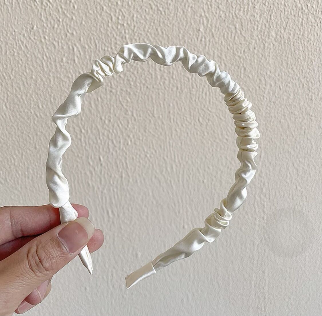 [HCM]P001 CÀI TÓC  NHÚN LỤA SATIN SẮC MÀU BỜM TÓC NHÚN LỤA