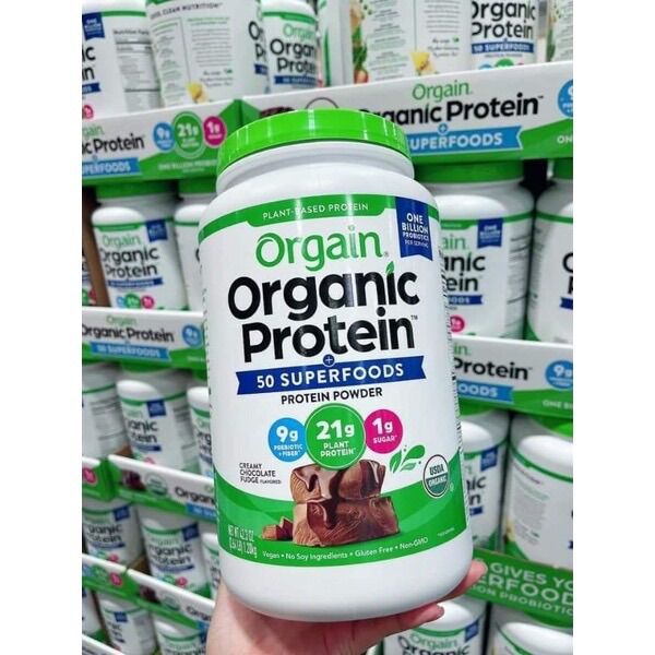 Bột Orgain Organic Protein hương sô-cô-la