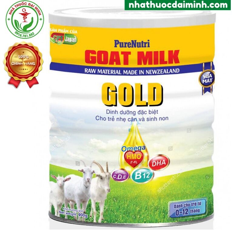 Sữa Bột PureNutri Goat Milk Gold 900g