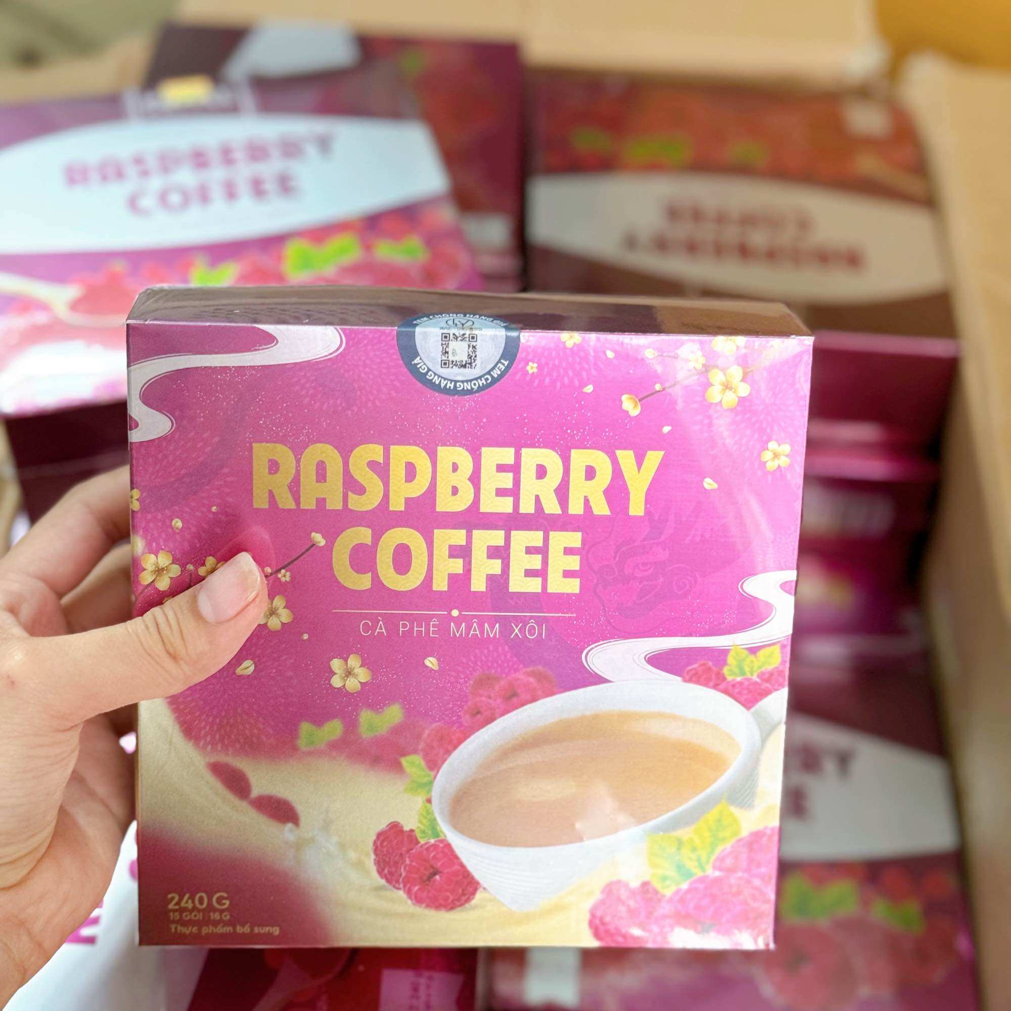 [Genuine] Raspberry Coffee Box of 15 Packs