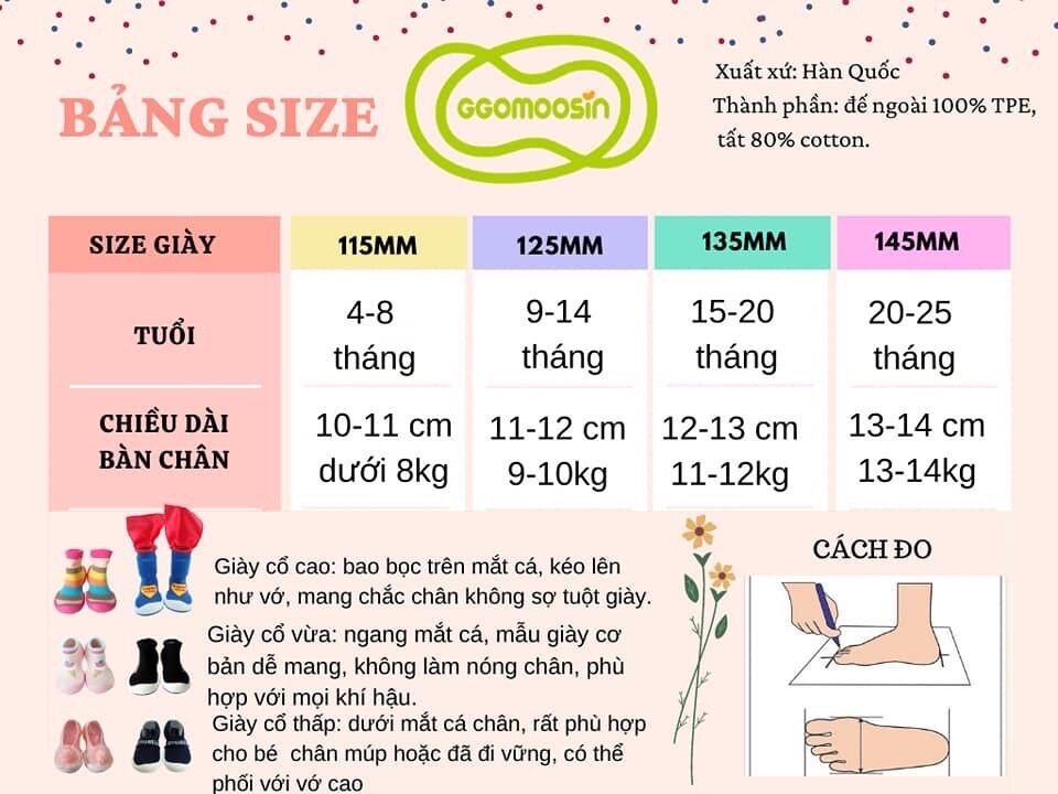 [Chính hãng Ggomoosin] Giày tập đi cho bé cưng Big pig