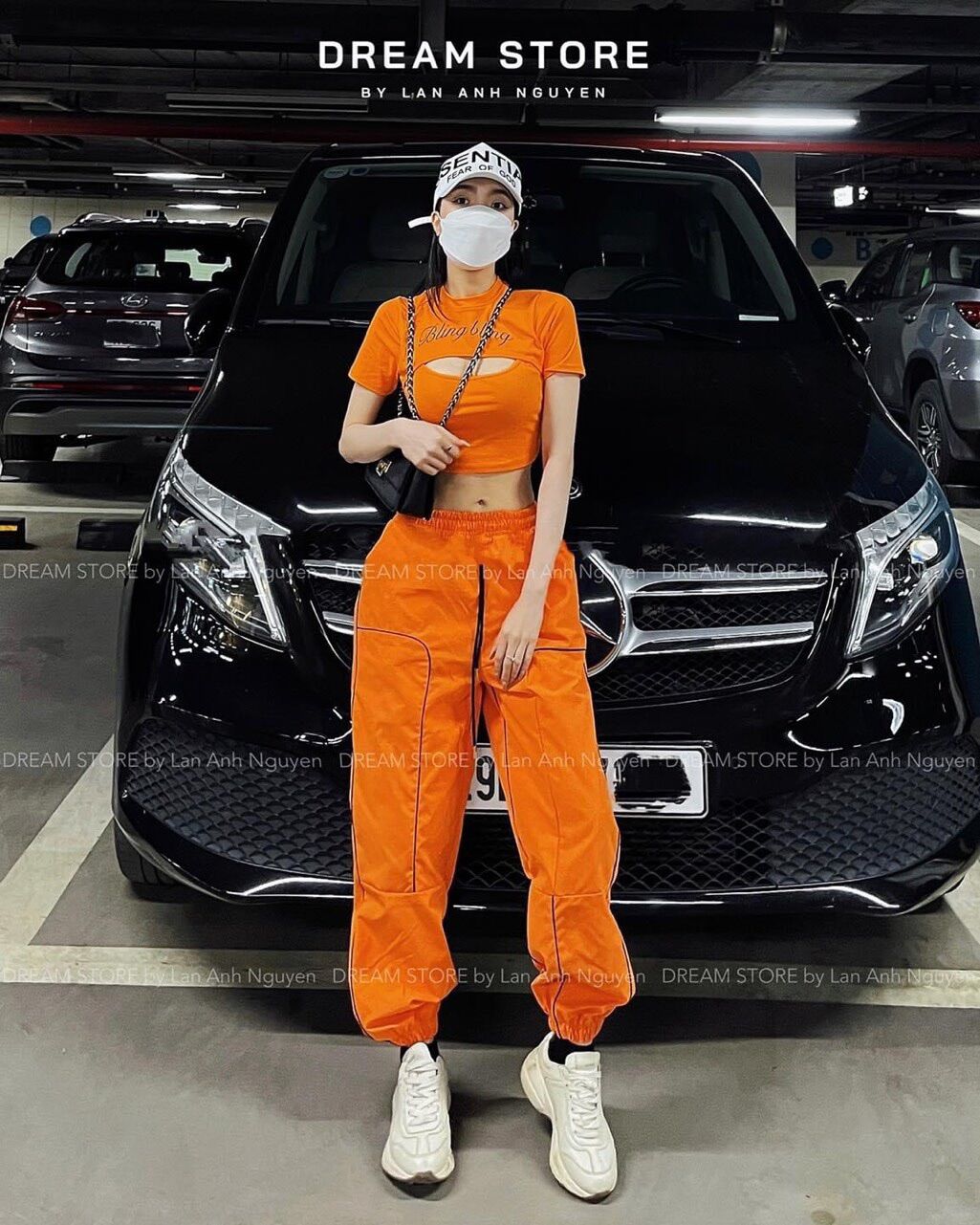 SÉT BỘ CROPTOP BLING KẸP MÍ FULL SIZE