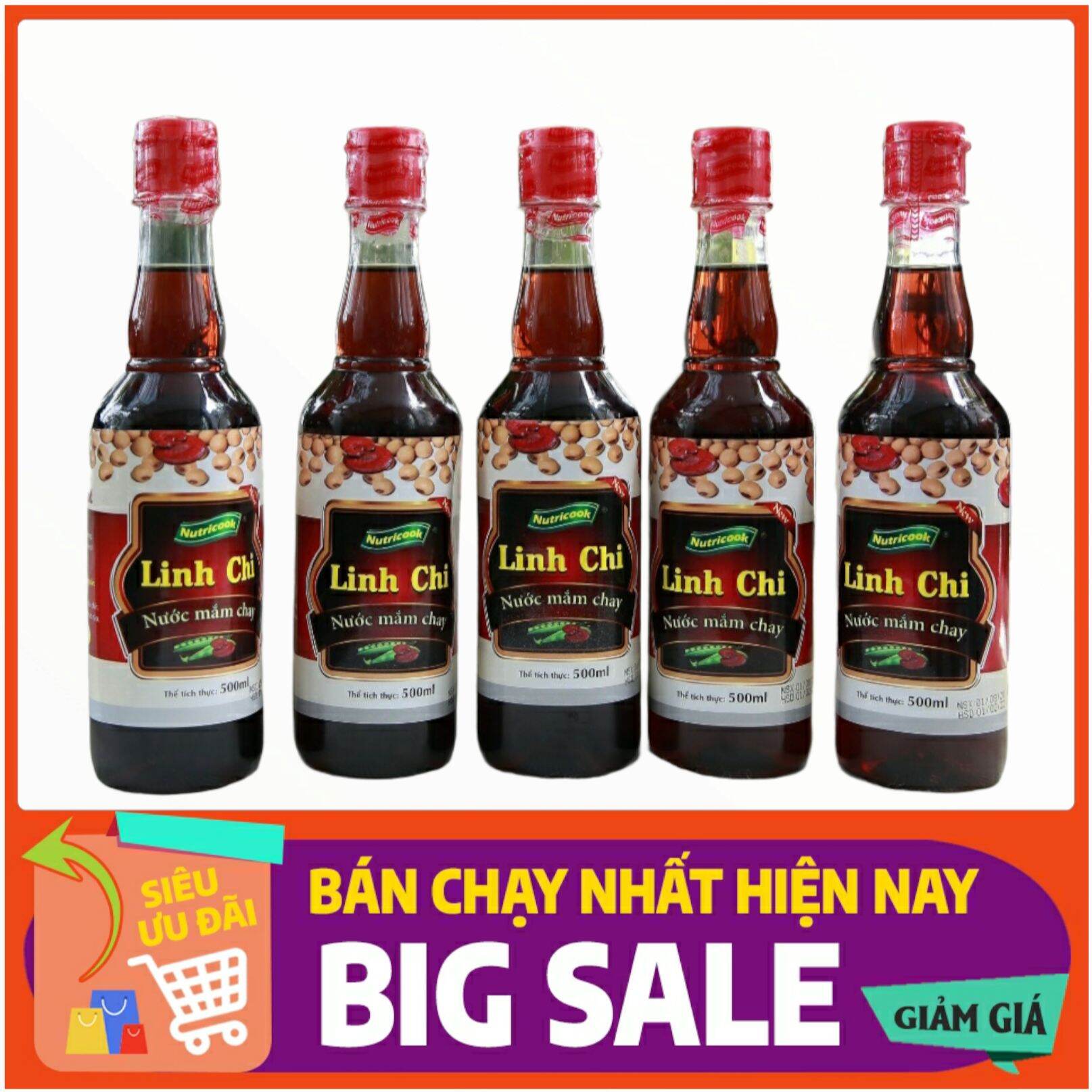 Nước mắm chay linh chi