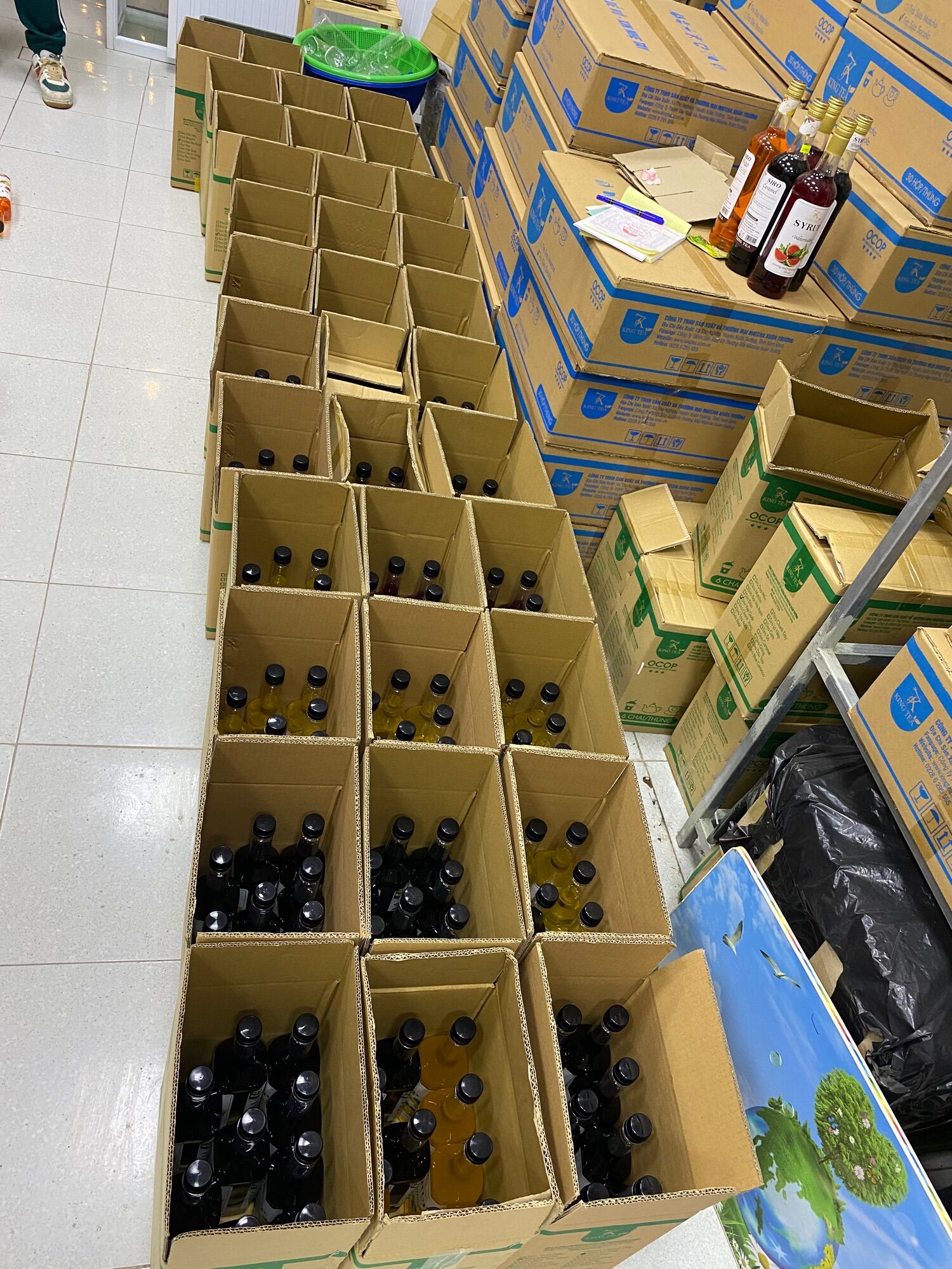 Siro Vải KingTea.XT (chai nhựa)- Chai 800ml