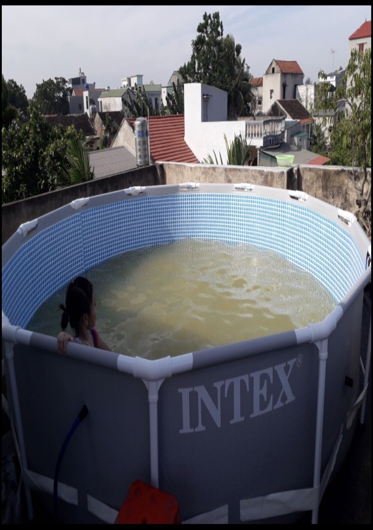 Bể bơi Intex 28710 tròn khung kim loại 3m66 cao 76cm