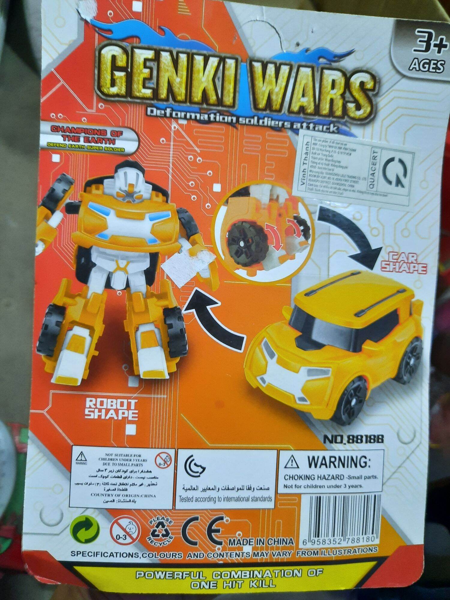 đồ chơi robot biến hình xe