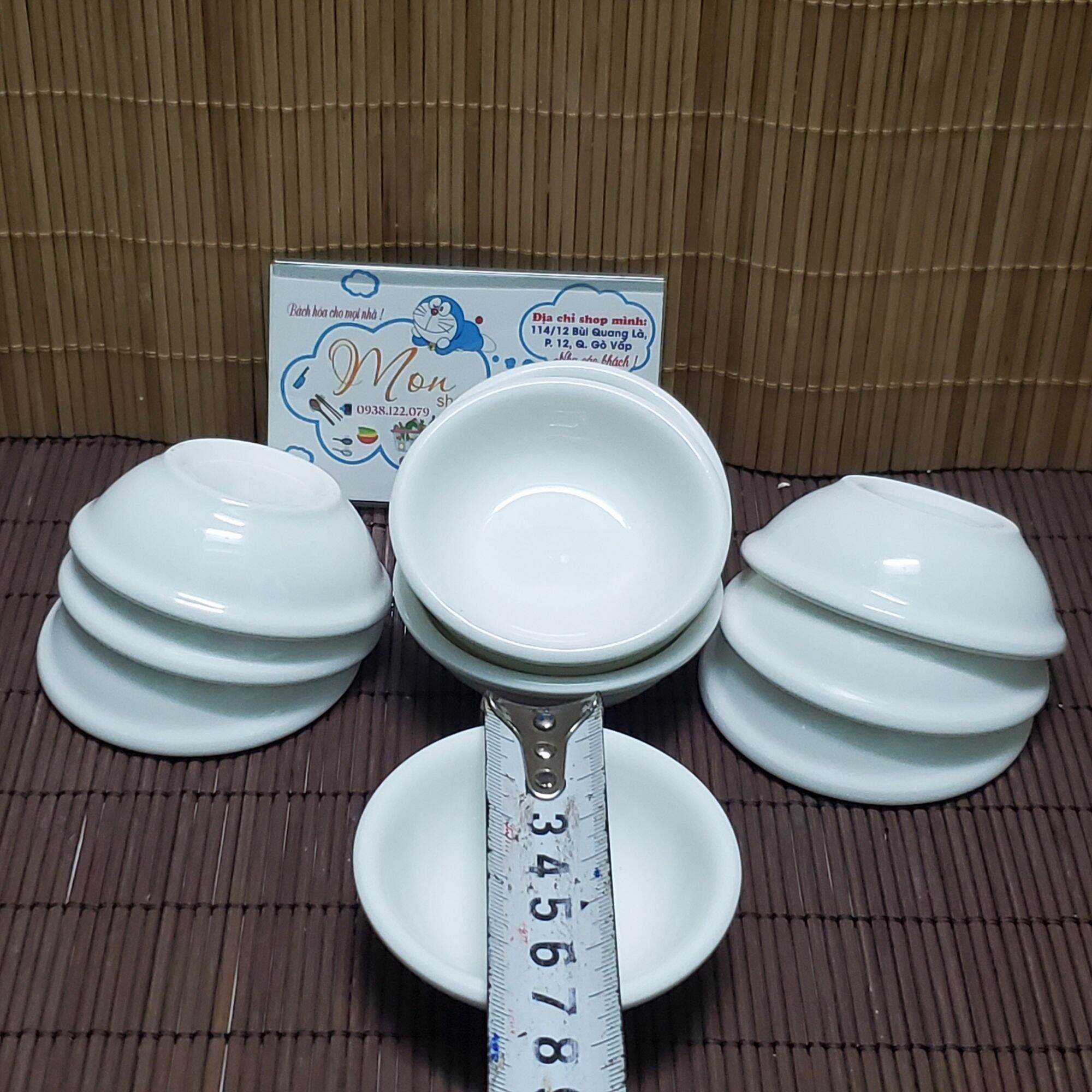 [SỨ TRẮNG]COMBO 50c CHÉN GIA VỊ NHỎ