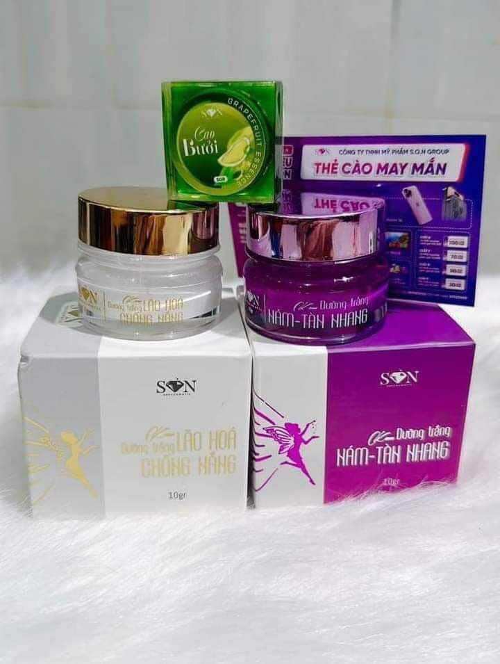 Combo face mụn, nám S.O.N ( tặng thẻ cào trúng thưởng)
