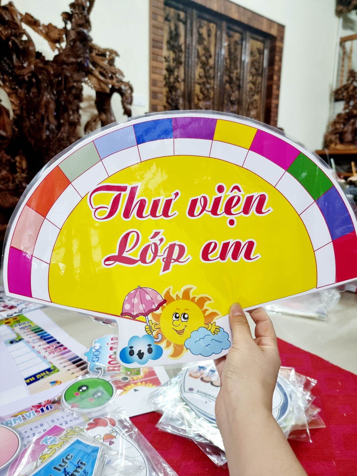 Nội quy Thư viện lớp Khổ A3