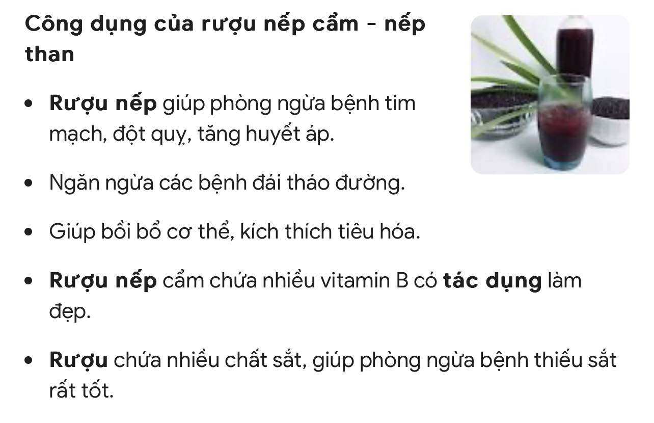 RƯỢU NẾP THAN NGUYÊN CHẤT