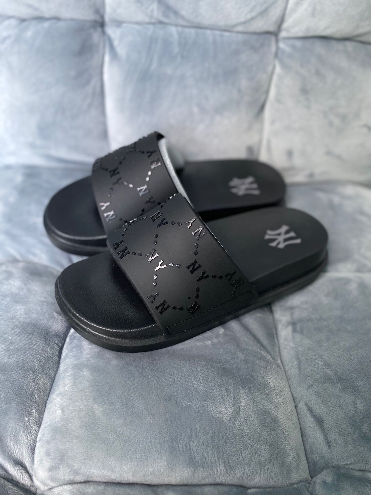 [FreeshipMAX][Chính Hãng] Dép MLB Monogram Chính Hãng - Jan.Authentic