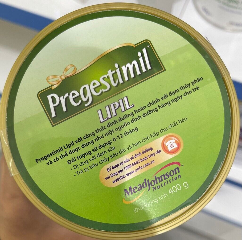 Sữa bột Pregestimil Lipil 400g dành cho trẻ dị ứng đạm sữa bò