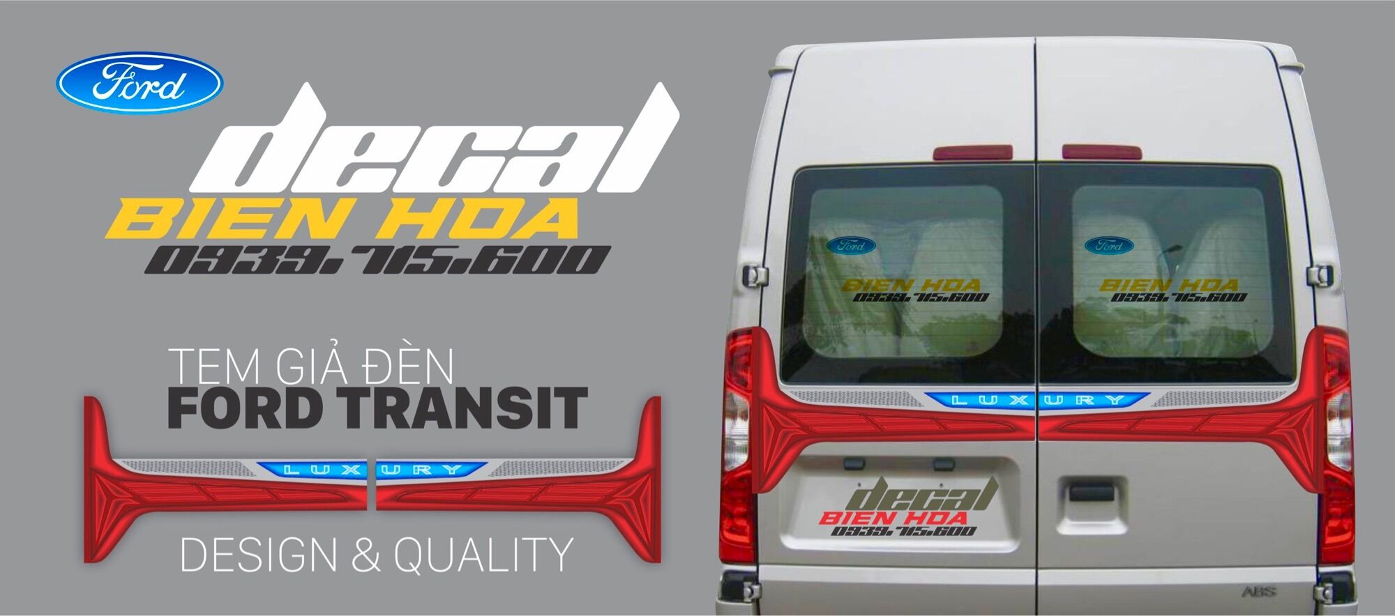Tem giả đèn ford transit