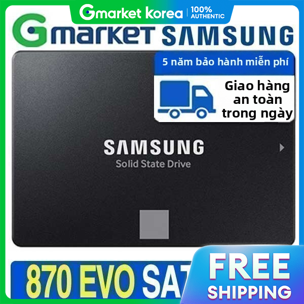 Samsung | Samsung Electronics Samsung 870 Evo Sata3 Ssd 1Tb Mz-77E1T0Bw Giá 17,411,100 Đồng*Miễn phí vận chuyển