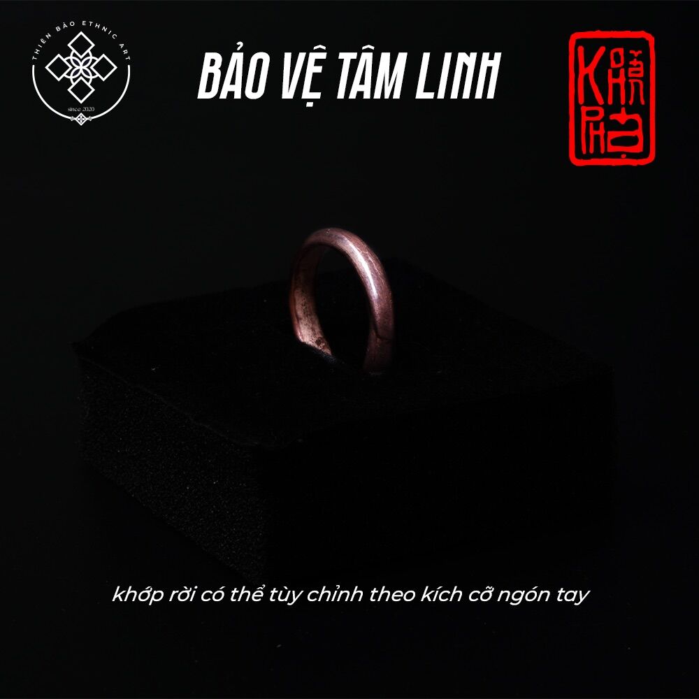 Nhẫn tầm sét dân tộc tày phong thuỷ trừ tà ma