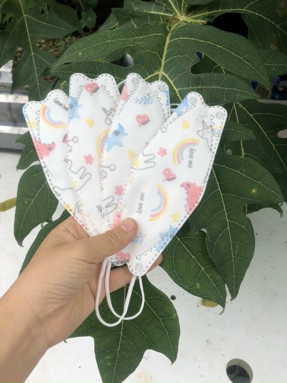 Combo 10 bịch (60 cái) khẩu trang trẻ em yoki kháng khuẩn