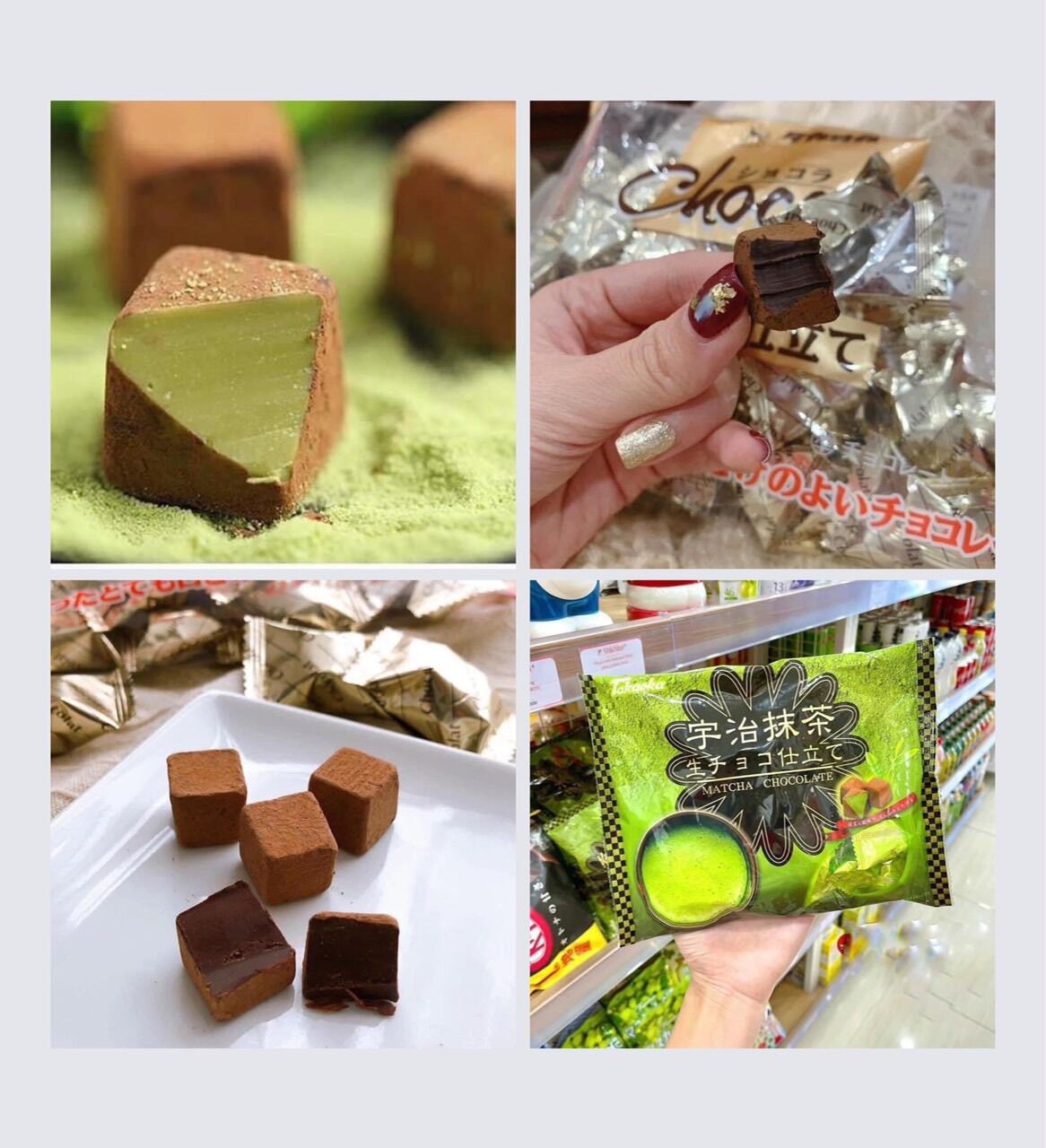 [CHOCOLATE TƯƠI] Takaoka Nhật Bản (Nama) - 02 vị Cacao & Matcha