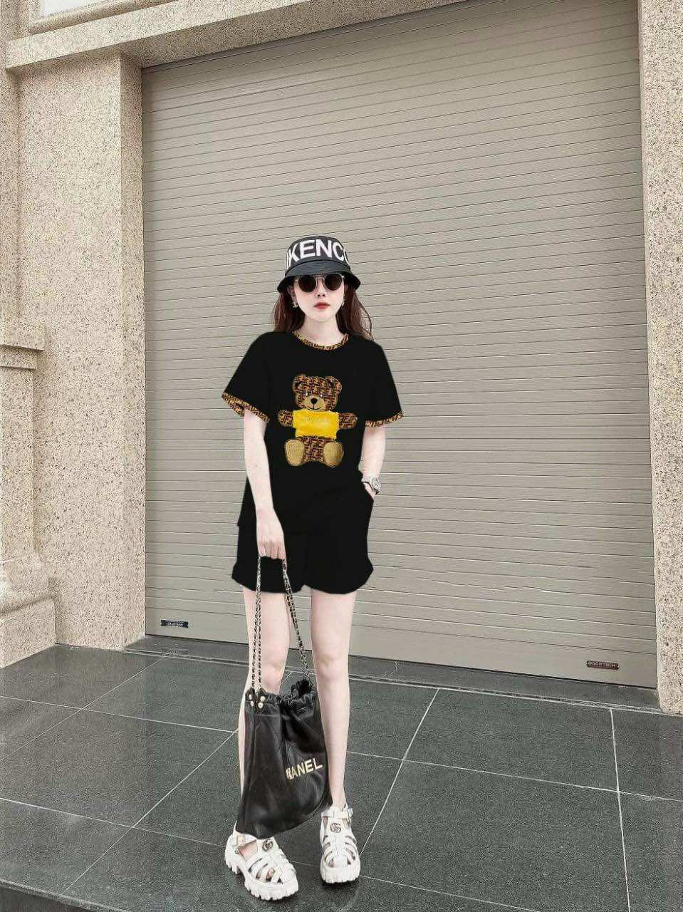 SÉT BỘ SHORT COTTON THÊU CAO CẤP