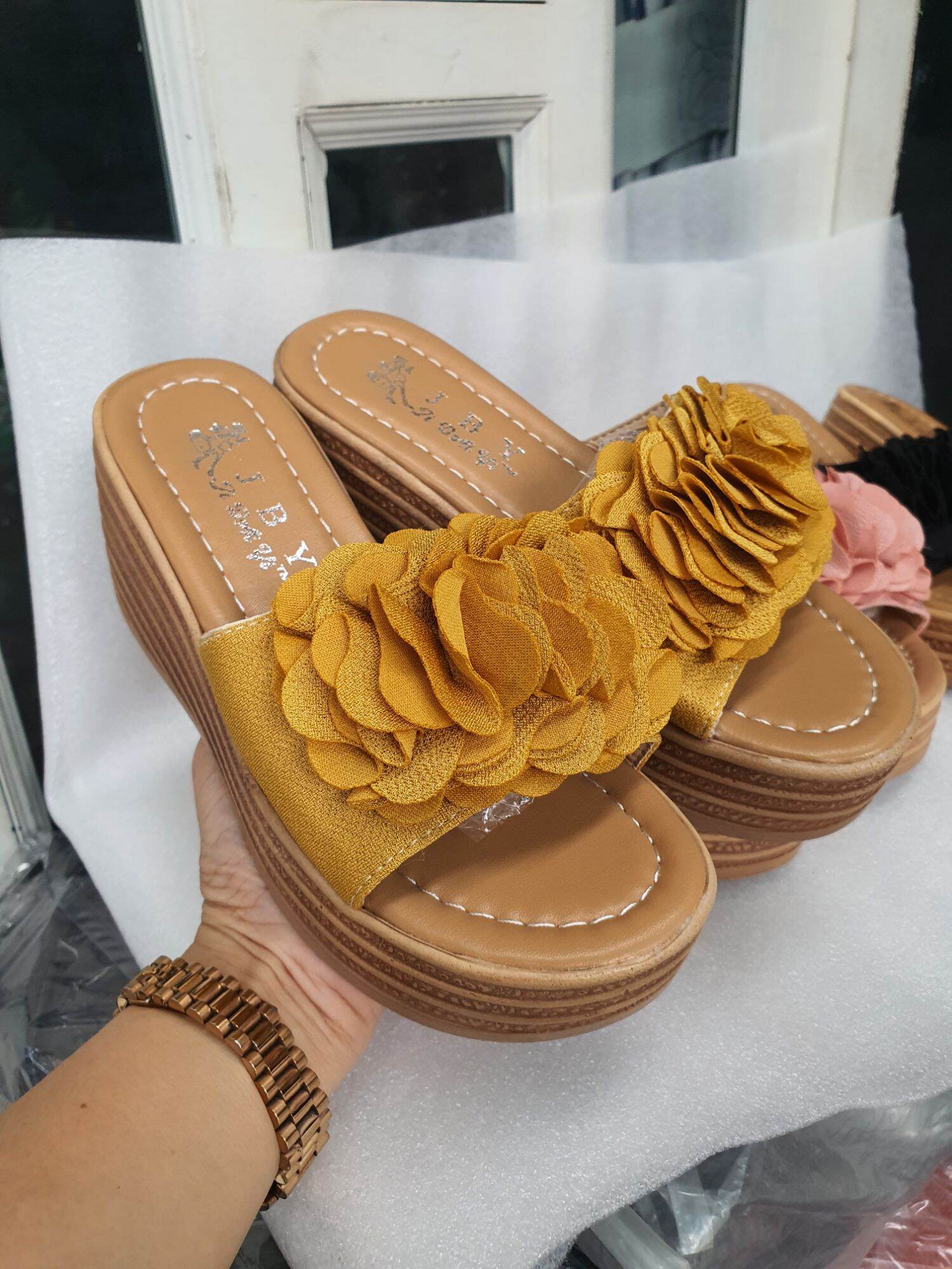 dép xuồng bông 9 phân mẫu mới