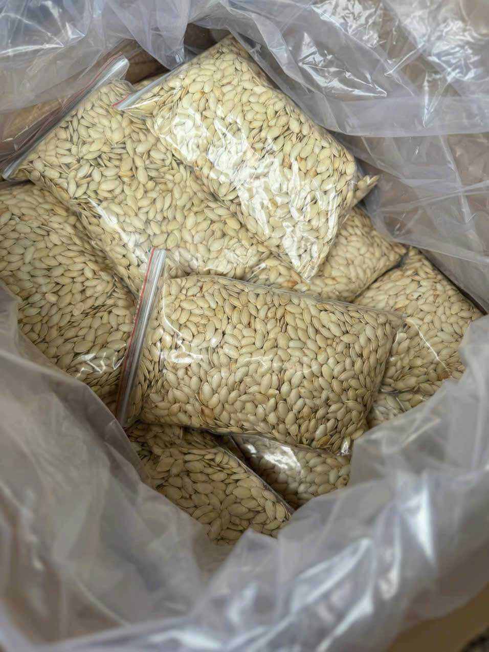 500g hạt bí rang củi