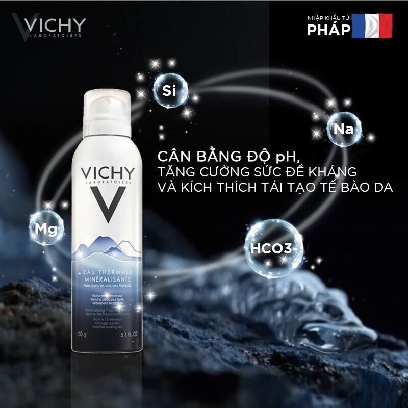 [Chính hãng]Nước Xịt Khoáng Dưỡng Da Vichy (300ml)