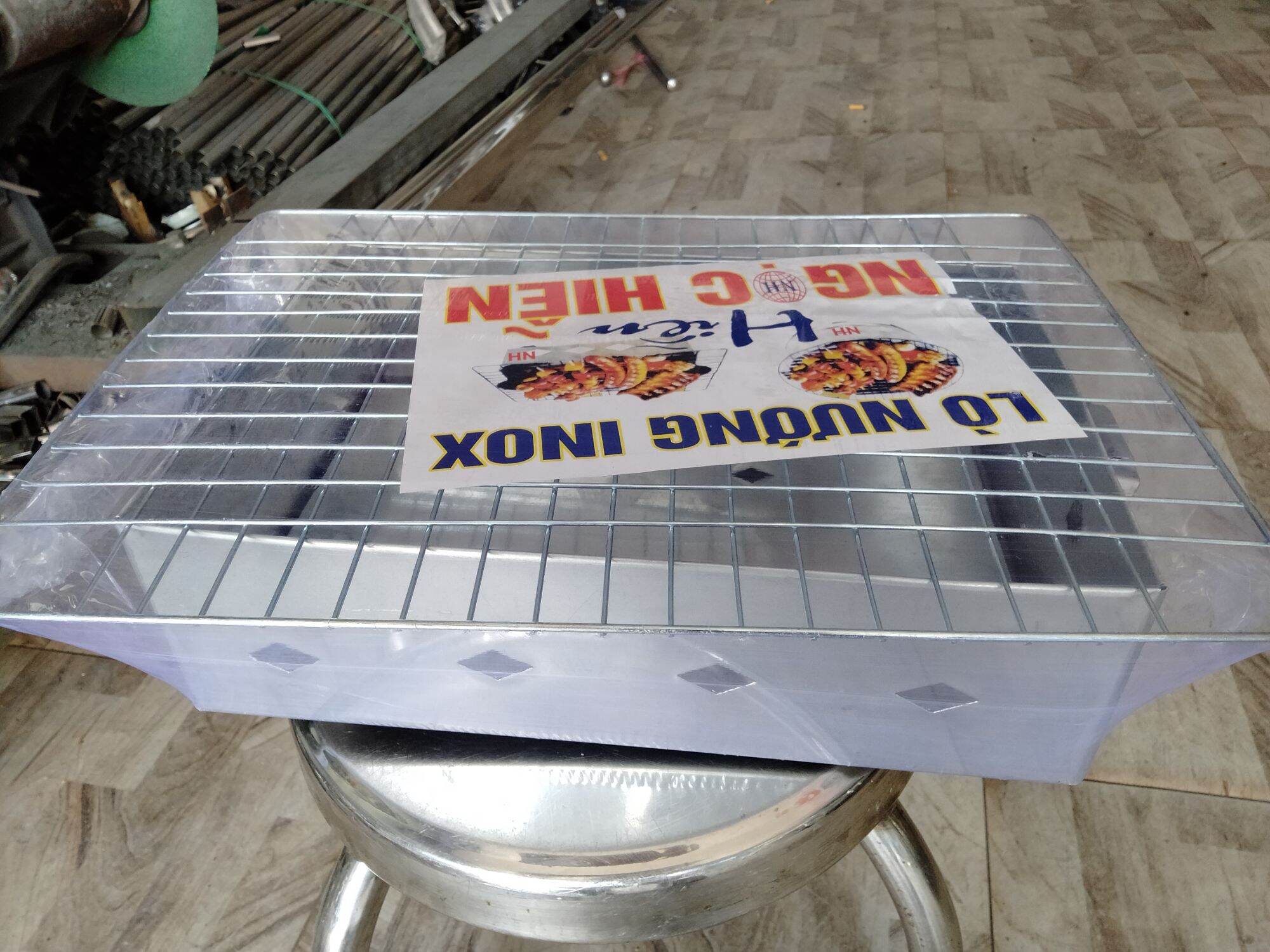 [HCM]Lò nướng than inox loại trung