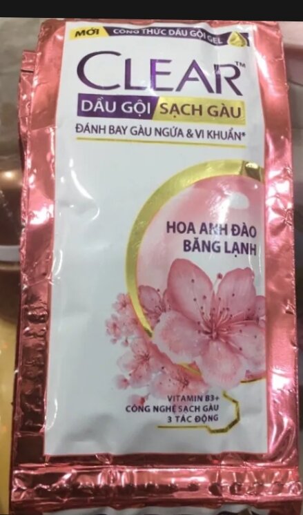 Dây dầu gội Clear hoa anh đào 10 gói x6g