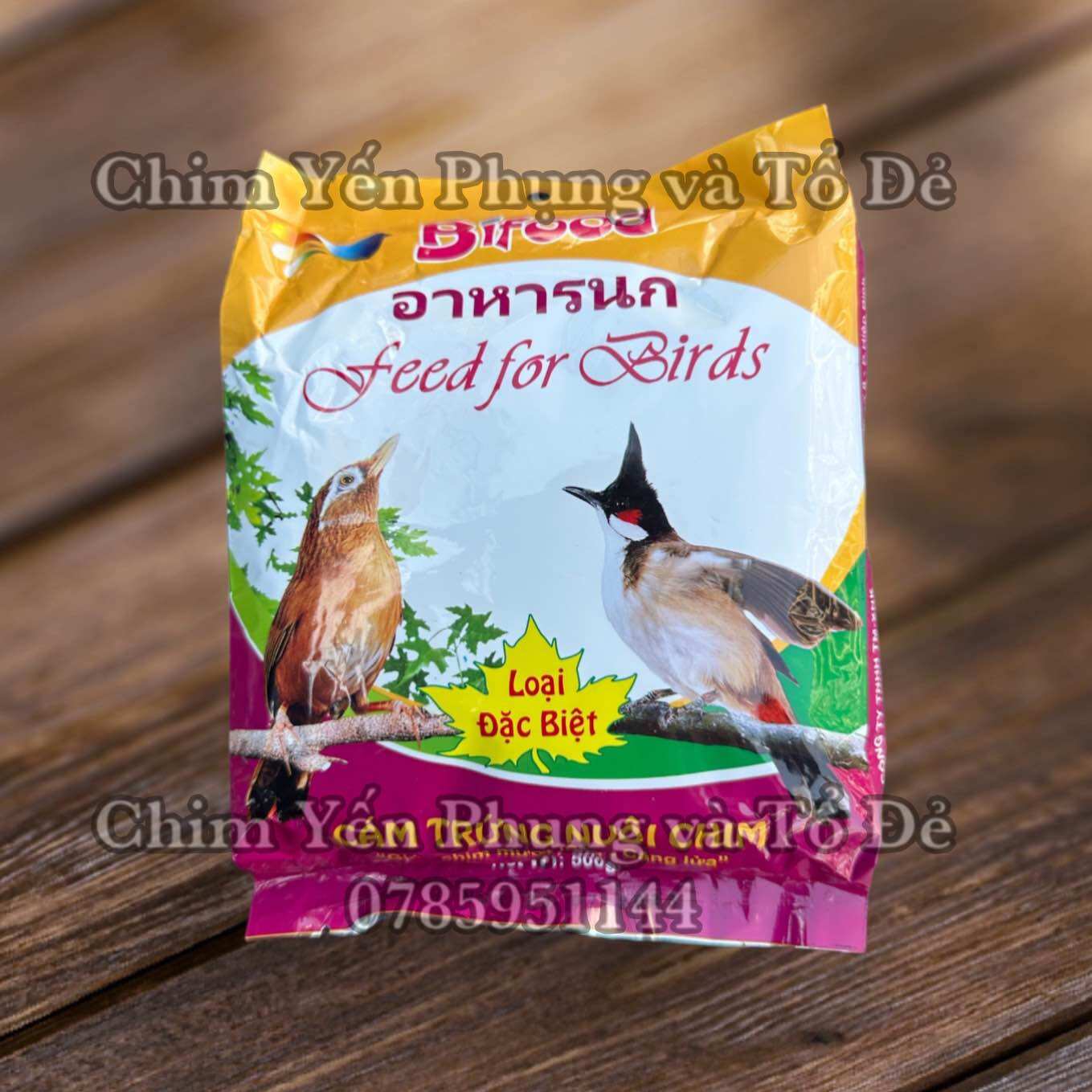 Cám trứng bifood tím 500g - thức ăn chim